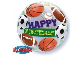 SALE > BUBBLE Birthday Sport Balls - 22 inch - Qualatex.