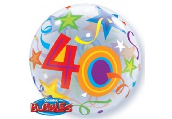 BUBBLE 40 Brilliant Stars - 22 inch - Qualatex