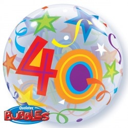 BUBBLE 40 Brilliant Stars - 22 inch - Qualatex