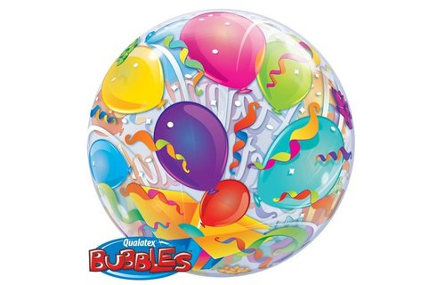 BUBBLE Birthday Surprise - 22 inch - Qualatex