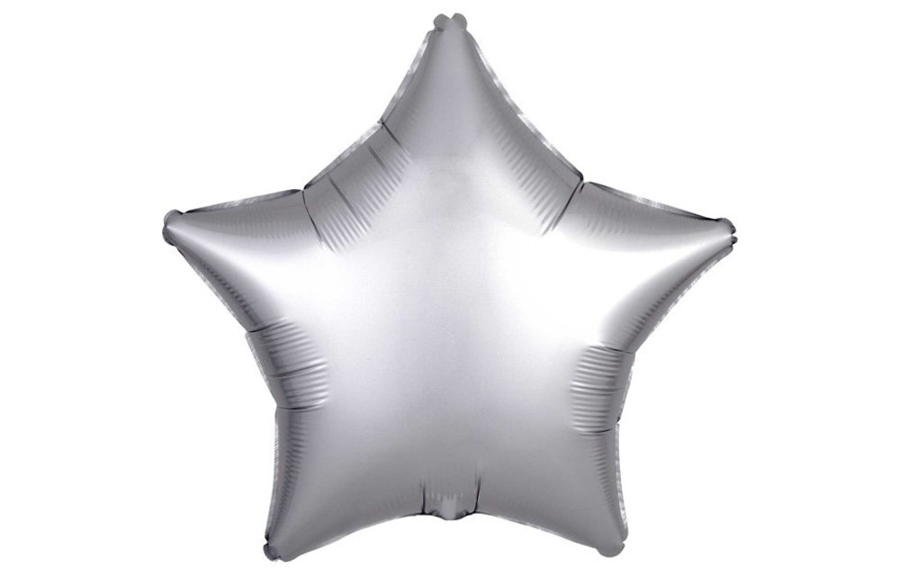Star - Satin Luxe Platinum - 18 inch - Anagram