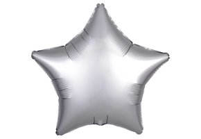 Star - Satin Luxe Platinum - 18 inch - Anagram