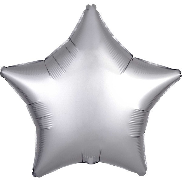 Star - Satin Luxe Platinum - 18 inch - Anagram