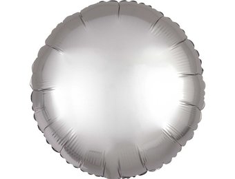 Round - Satin Luxe Platinum - A18"/45cm