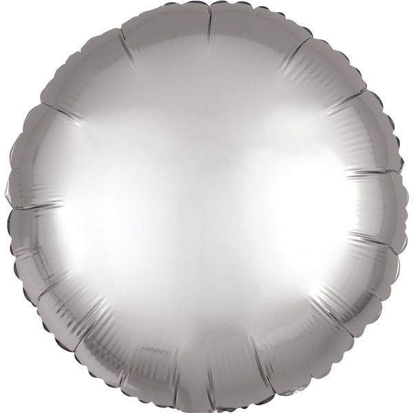 Round - Satin Luxe Platinum - A18"/45cm