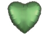 Heart - Satin Luxe Emerald Green - A18"/45cm