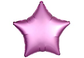 Star - Satin Luxe Flamingo - A18"/45cm