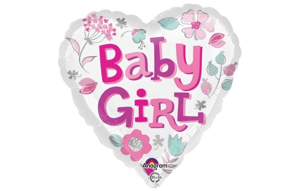 Baby Girl Flowers - 18 inch - Anagram