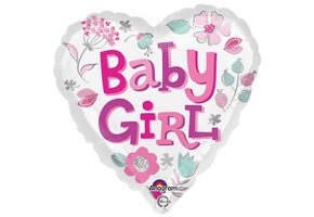 Baby Girl Flowers - 18 inch - Anagram