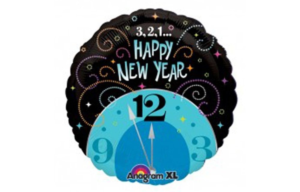 3,2,1.....Happy New Year - 18 inch - Anagram