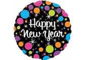New Year Colourful Dots - 18 inch - Anagram