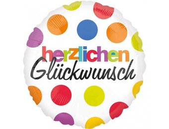 SALE > Herzlichen Gluckwunsch  - A18"/45cm
