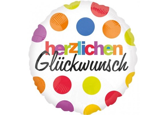 SALE > Herzlichen Gluckwunsch  - 18 inch - Anagram