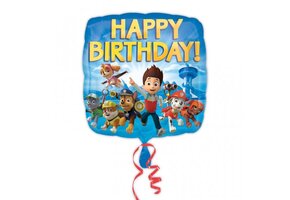 Paw Patrol Happy Birthday Square - A18"/45 cm