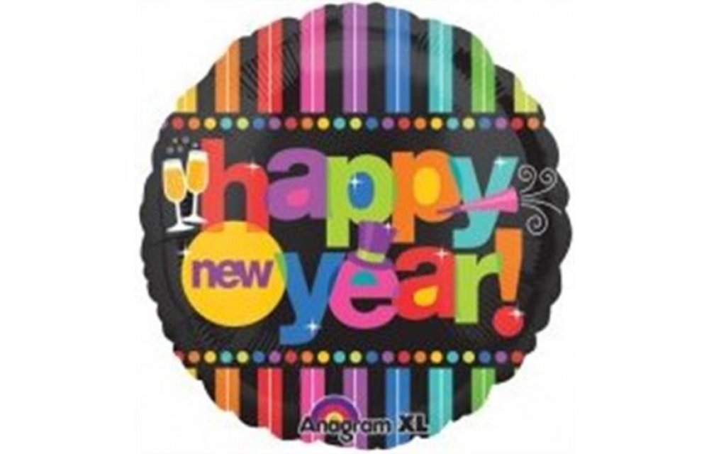 Bright New Year - 18 inch - Anagram