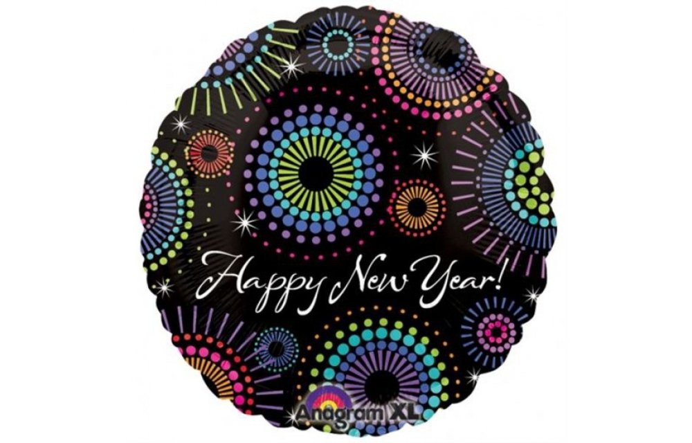Dazzling New Year - 18 inch - Anagram