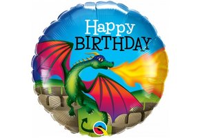 Birthday - Mythical Dragon - 18 inch - Qualatex