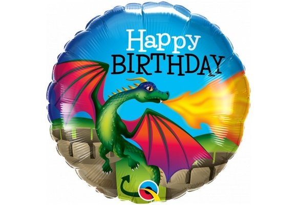 Birthday - Mythical Dragon - 18 inch - Qualatex