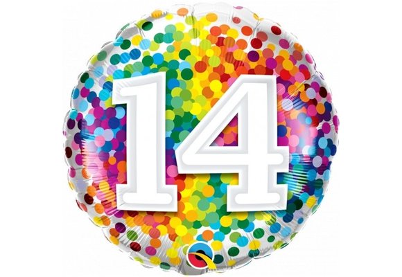 Rainbow Confetti - 14 - Q18"/45 cm