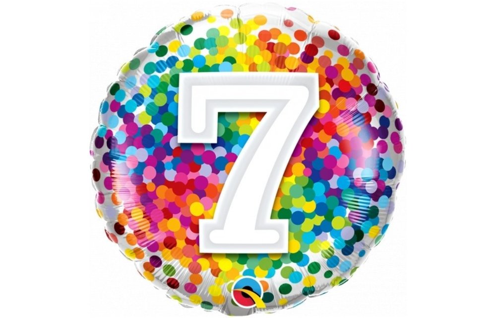 Rainbow Confetti - 7 - 18 inch - Qualatex