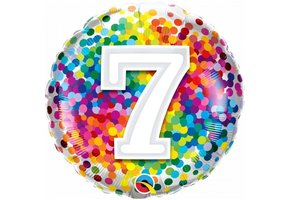 Rainbow Confetti - 7 -18 inch - Qualatex