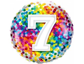 Rainbow Confetti - 7 - Q18"/45 cm