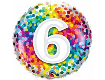 Rainbow Confetti - 6 - Q18"/45 cm