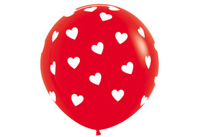 SALE > R36 - Classic Hearts - Red 015 - 2 Stuks