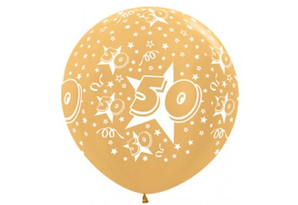 R36 - Cijfer 50 - Gold 570 - 2 Stuks