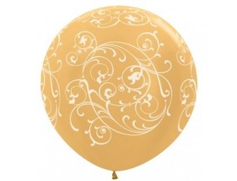 Sempertex 36 inch  - Filigree - Metallic Gold 570