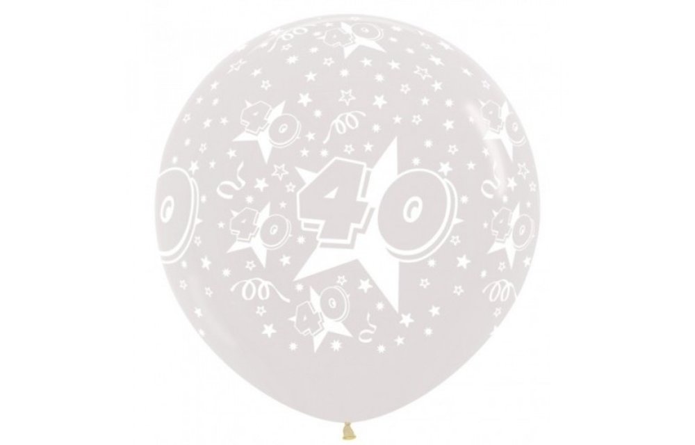 Sempertex 36 inch  - Cijfer 40 - Clear 390 - 2 Stuks