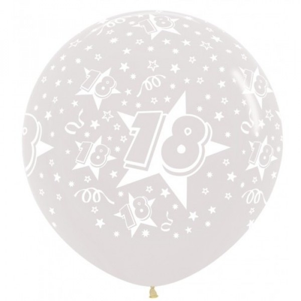 Sempertex 36 inch - Cijfer 18 - Clear 390- 2 Stuks