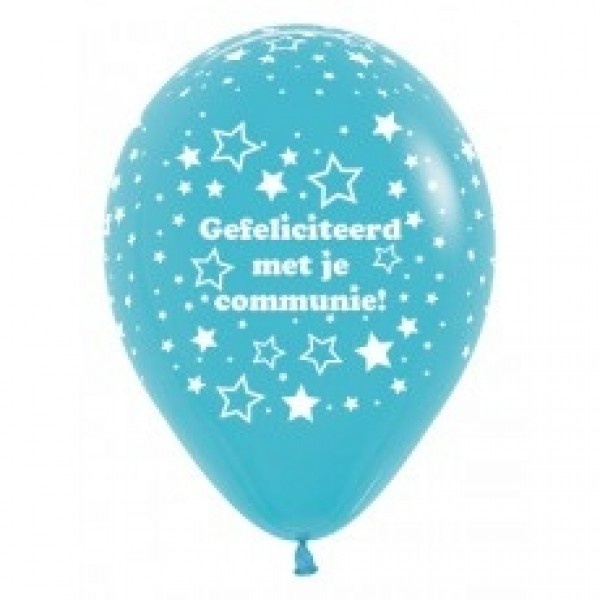 Sempertex 12 inch  - Communie Stars - Caribbean Blue 038 - SALE