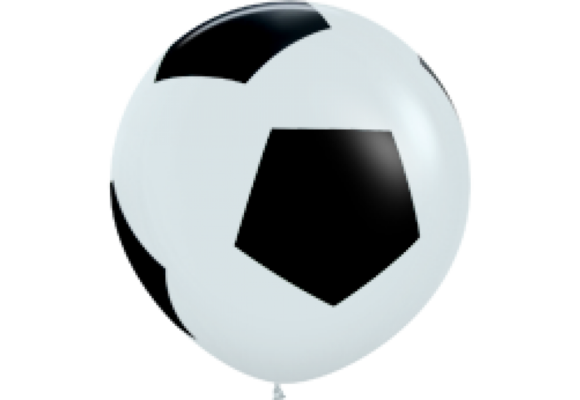 R36 - Voetbal/Soccer Ball - White (005) -  2 pcs