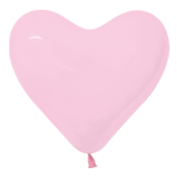 Sempertex 12 inch  HART -  Pink 009 - 50 stuks