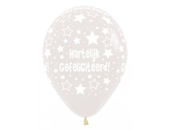 R12 - Hartelijk Gefeliciteerd - Clear 390 - 25 pcs