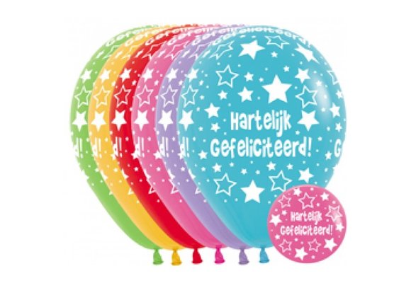 R12 - Hartelijk Gefeliciteerd - Ast 000 - 25 Stuks