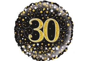 Sparkling Fizz - 30 - Black/Gold - 18 inch - Oaktree