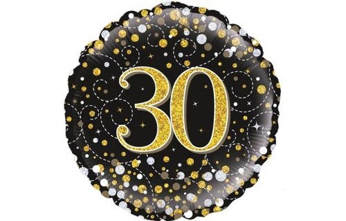 Sparkling Fizz - 30 - Black/Gold - 18 inch - Oaktree