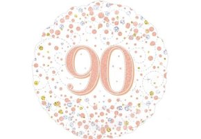 Sparkling Fizz - 90 - White/Rose Gold - O18"/45cm