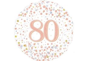 Sparkling Fizz - 80 - White/Rose Gold - O18"/45cm