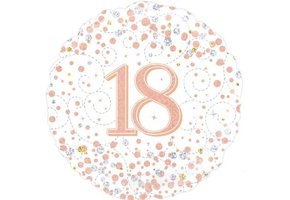 Sparkling Fizz - 18 - White/Rose Gold - 18 inch - Oaktree