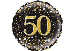 Sparkling Fizz - 50 - Black/Gold - O18"/45cm