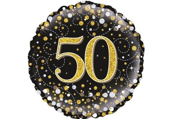 Sparkling Fizz - 50 - Black/Gold - 18 inch - Oaktree