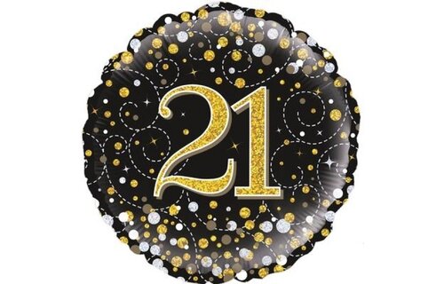 Sparkling Fizz - 21 - Black/Gold - 18 inch - Oaktree
