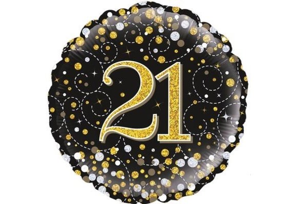 Sparkling Fizz - 21 - Black/Gold - 18 inch - Oaktree