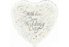 With Love On Your Wedding Day - 18 inch - Oaktree