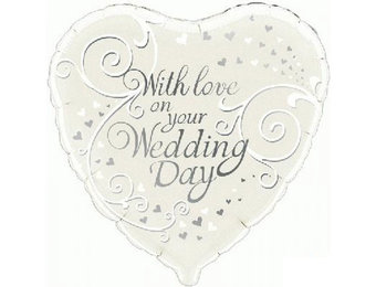 With Love On Your Wedding Day - O18"/45cm