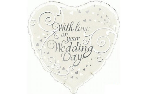With Love On Your Wedding Day - 18 inch - Oaktree