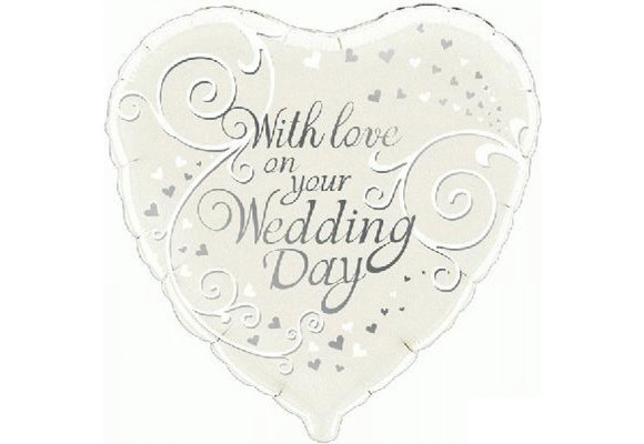 With Love On Your Wedding Day - 18 inch - Oaktree